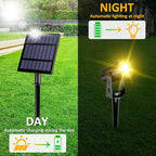 Solar Yard Spotlights, Waterproof