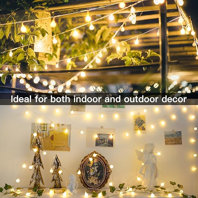 Christmas Fairy Lights, 33ft 100 LED Battery Twinkle Lights