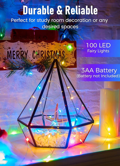 Christmas LED String Lights, Waterproof Timer Lights