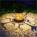 Metal Deer Solar Lanterns for Garden, Waterproof LED