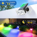 6-Pack Solar Motion Sensor Spotlights, Garden Lights