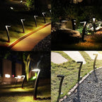 Solar Pathway Lights 6-Pack, Walkway LED