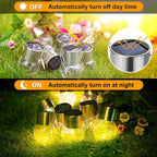 Solar Pathway Lights, Waterproof LED Yard Lights