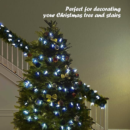 Christmas String Lights, 33ft 100 LED Waterproof Twinkle Lights
