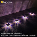 4-Pack IP68 Solar Landscape Lights for Garden