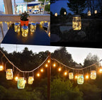 Solar Yard Path Lights 4-Pack, Waterproof