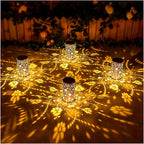 Ladybug Solar Patio Lanterns, Decorative Waterproof LED