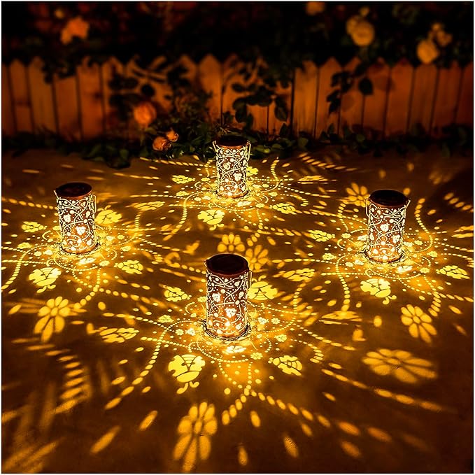 Ladybug Solar Lanterns Outdoor Waterproof Hanging Solar Lights Ladybug Gifts for Women Men Metal Decorative LED Ladybug Lanterns for Garden Decor,Yard,Patio,Lawn,Tabletop,Pathway,Landscape