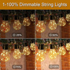 Christmas Fairy Lights, 14ft 100 LED Battery Twinkle Lights