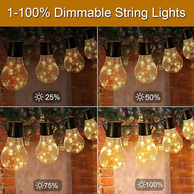 Christmas Fairy Lights, 14ft 100 LED Battery Twinkle Lights
