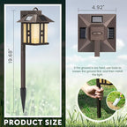 Solar Pathway Lights 4-Pack, Driveway LED