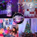 3-Pack 33ft LED Patio String Lights, Waterproof Outdoor