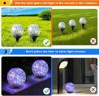 8-Pack Solar Pathway Lights, Waterproof LED Driveway Lights