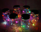 6-Pack 10 LED Christmas Twinkle Lights, Waterproof for Porch