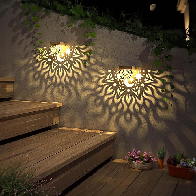 Bright Solar Yard Lights 6-Pack, LED