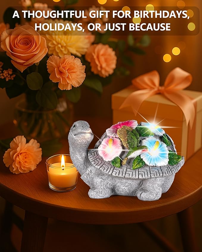 Hummingbird Solar Lawn Figurine Light, Waterproof