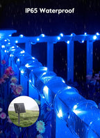 Waterproof Solar Rope Lights 39ft, Backyard LED String