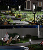 Solar Driveway Path Lights 4-Pack, IP65 Waterproof