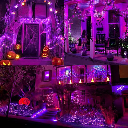 33ft Christmas LED String Lights, Waterproof Timer Lights