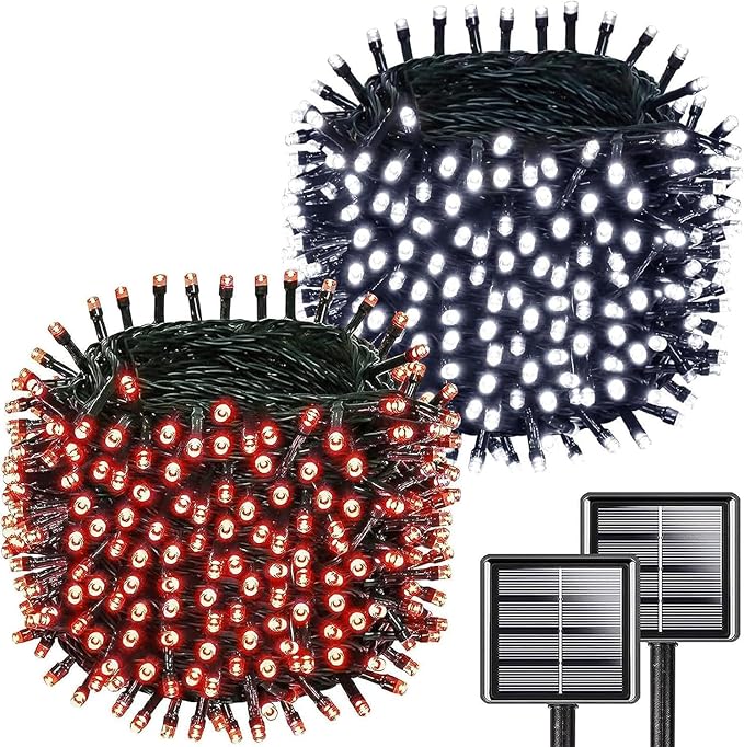 Christmas Backyard String Lights, 180ft 500 LED Waterproof