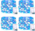 4-Pack Christmas String Lights, 1ft 50 LED Waterproof Twinkle Lights