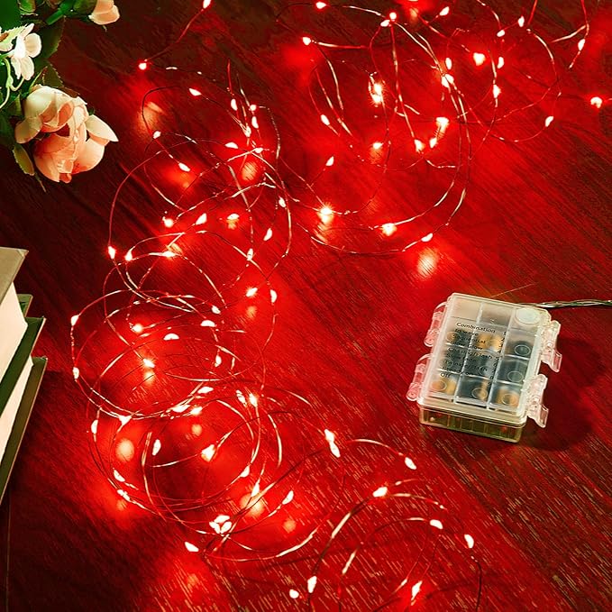 Christmas Fairy Lights, 6ft Battery Twinkle Lights