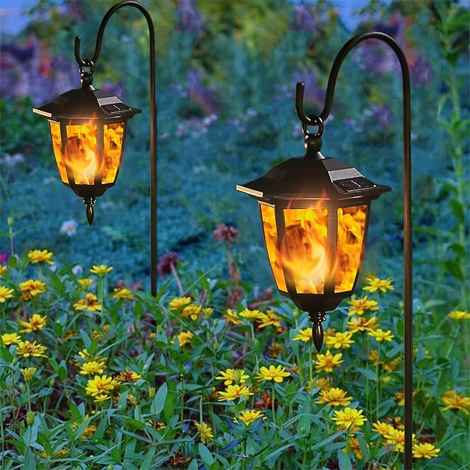 Garden Solar Lantern Set 6-Pack, Charming Garden Lighting