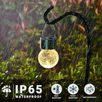 12-Pack Flower Solar Lanterns, Waterproof LED Patio Lights
