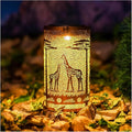 Courtyard Solar Patio Lanterns, Charming Waterproof LED