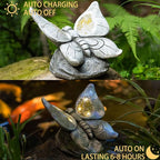 Solar Butterfly Statue Light, Yard Decor