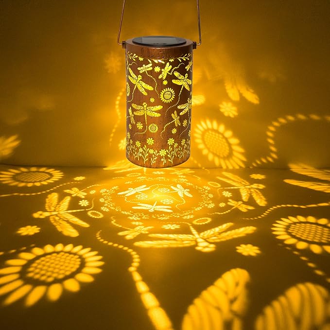 Dragonfly Solar Lantern Set, Decorative Outdoor Lighting