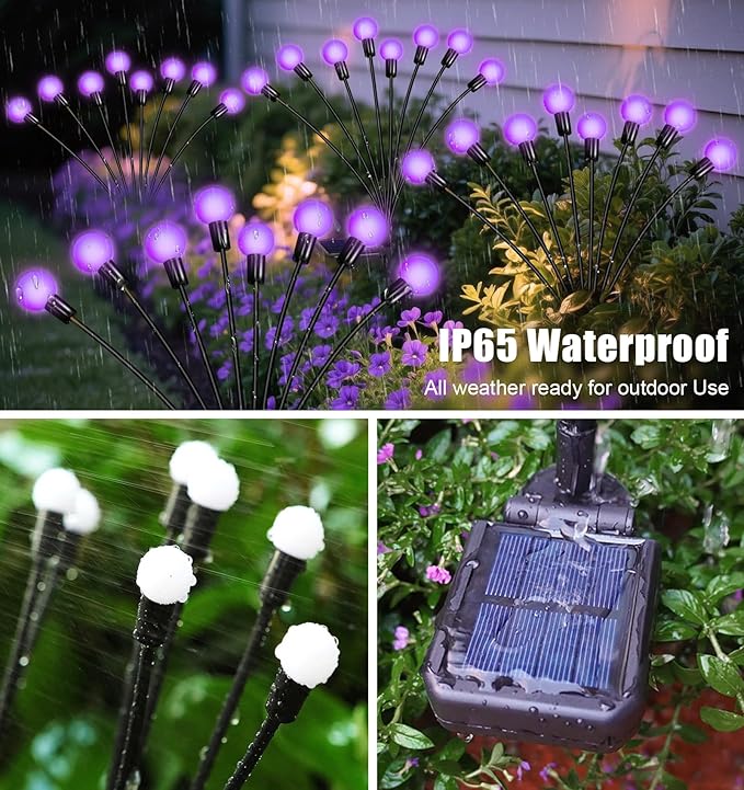 Solar Pathway Lights 2-Pack, Driveway LED
