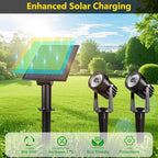 Solar Spotlights, Waterproof Yard LED