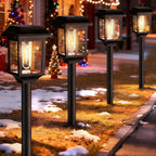 8-Pack Solar Pathway Lights, Waterproof LED Yard Lights