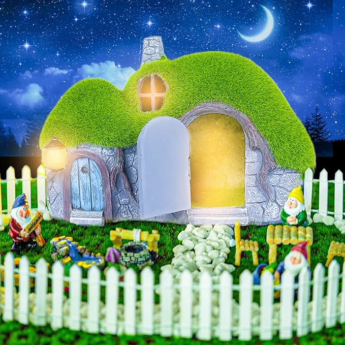Solar Garden Statue Light, Yard Decor
