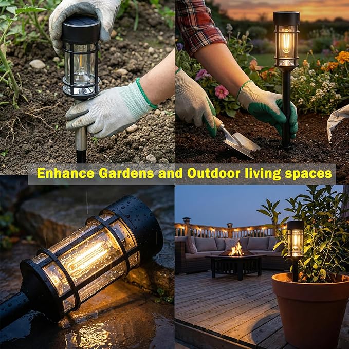 Solar Pathway Lights 8-Pack, Walkway LED