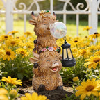 Solar Garden Statue Light, Yard Decor