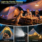 8ft Christmas LED String Lights, Waterproof Timer Lights