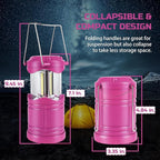Solar Hanging Lanterns 4-Pack, Yard Hanging LED Decor