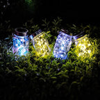 Solar Mason Jar Lights 12-Pack, 30 LED Fairy Firefly