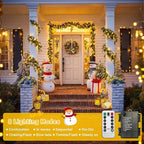 2-Pack 100 LED Christmas Twinkle Lights, 33ft Waterproof for Patio