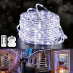 Solar Rope Lights, 33ft LED Garden String