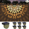 Solar Step Lights 6-Pack, Waterproof Wall