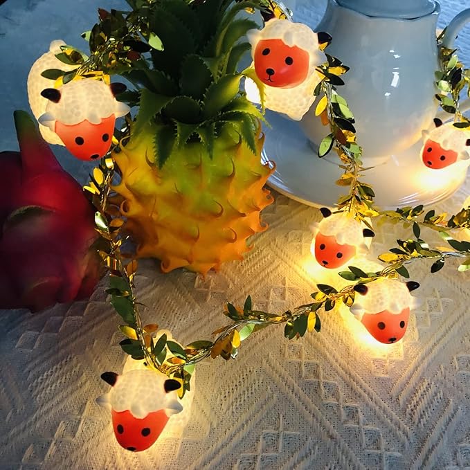 Gold String Lights for Porch, Waterproof LED