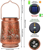Solar Butterfly Lanterns, Backyard Hanging LED Decor