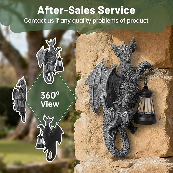 Garden Solar Lawn Figurine Light, Waterproof