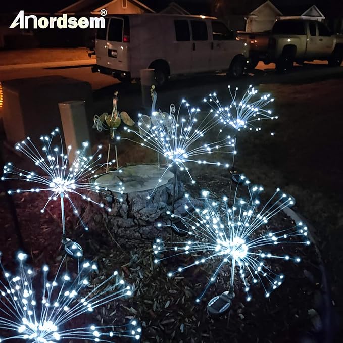 6-Pack Solar Landscape Lights for Walkway