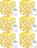 Christmas Porch String Lights 6-Pack, 20ft 60 LED Waterproof
