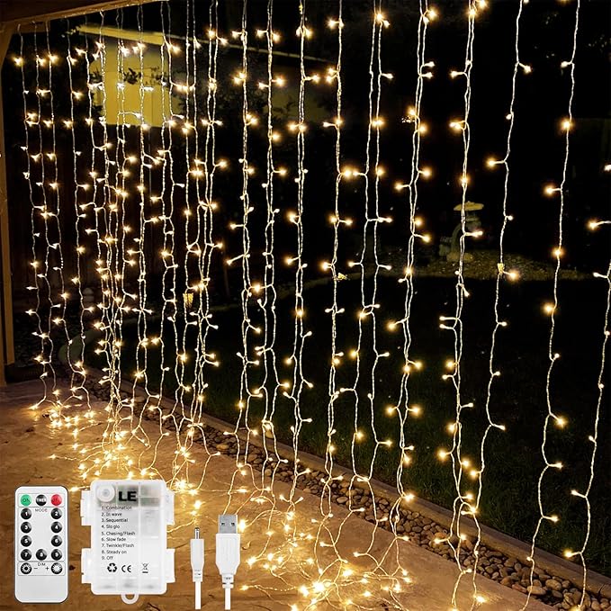 Outdoor String Lights, 10ft Waterproof LED