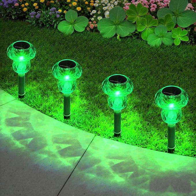 8-Pack Solar Landscape Lights for Driveway
